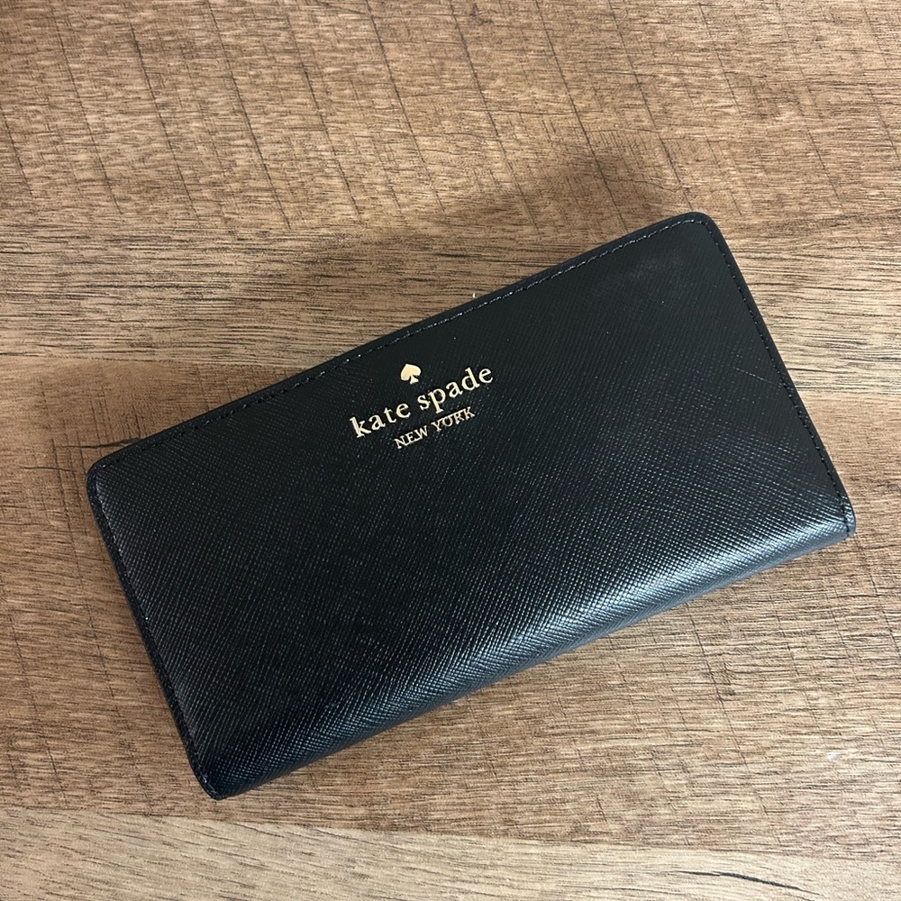 Kate Spade Black Leather Wallet